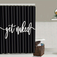Water Resistant Shower Curtain Set
