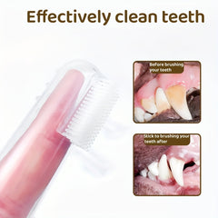 5pcs Dog Toothbrush Finger Cover Dental Care