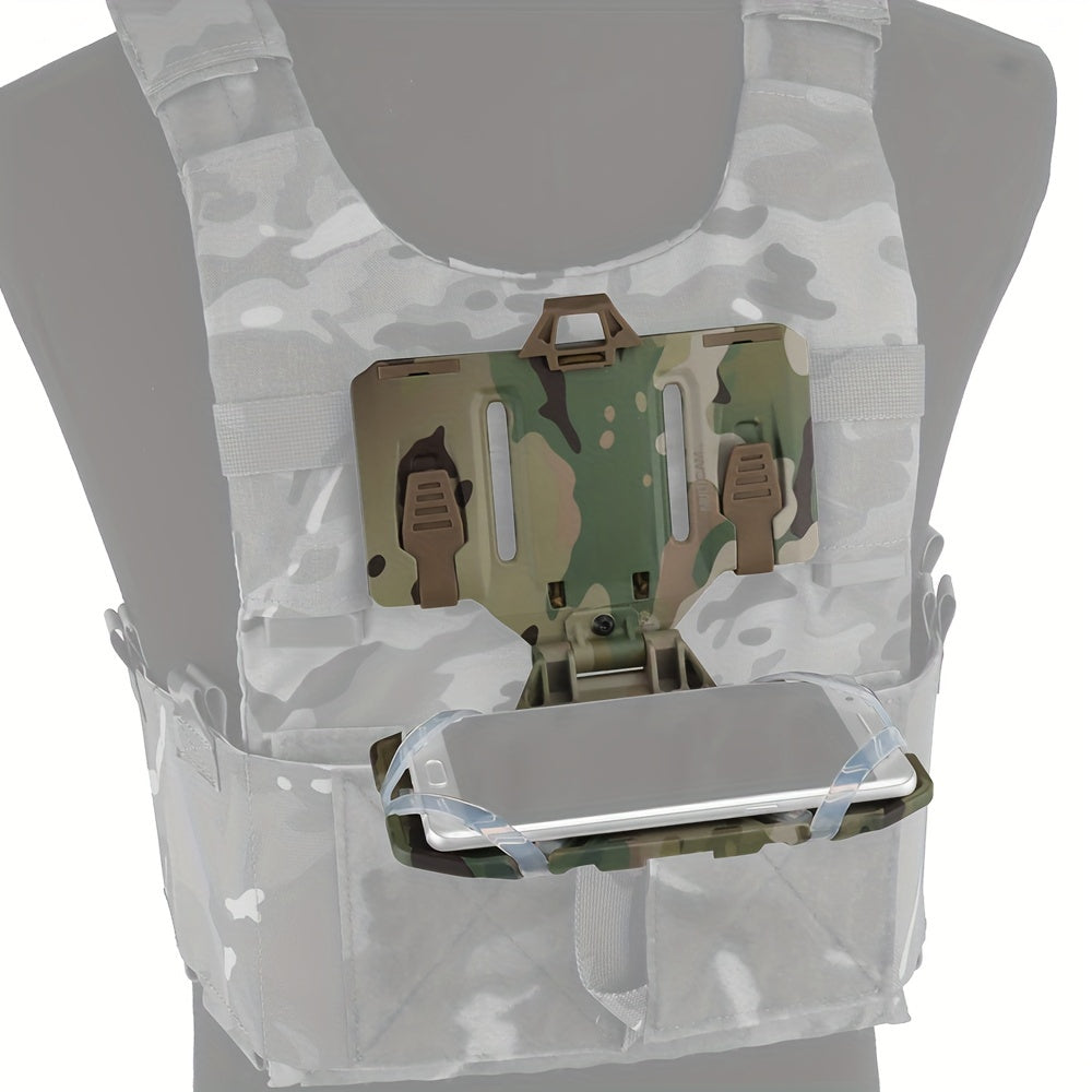 Folded Navigation Board Molle Phone Holder Universal Chest Mount