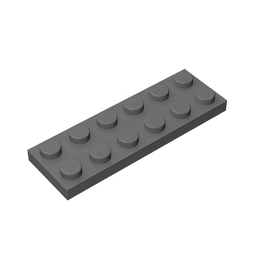 15pcs Building Blocks Set 2x6 Flat Plates ABS Material Various Colors