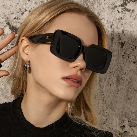 Vintage Oversized Square Sunglasses for Women