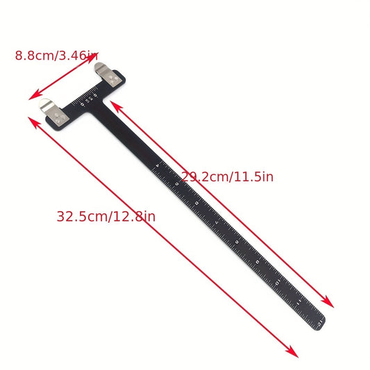 Bow String Nocking Points Pliers Kit T Shape Bow Square Ruler