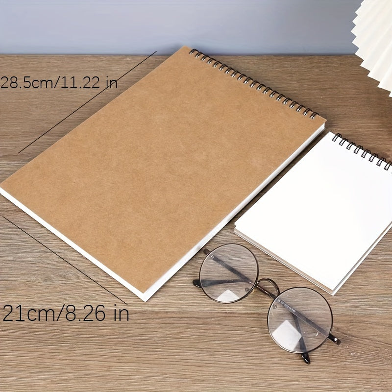 Spiral Sketchbook 30 Sheets Acid-Free Drawing Pad for Adults and Beginners