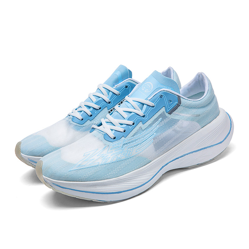Men's Chinese Character Print Mesh Breathable Running Sneakers