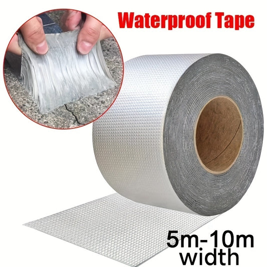 Waterproof Aluminum Foil Butyl Tape High Temp Resistant Sealing Self Adhesive