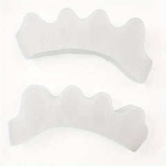 Silicone Toes Separators for Home & Nighttime Use - Straighten Toes & Spacer