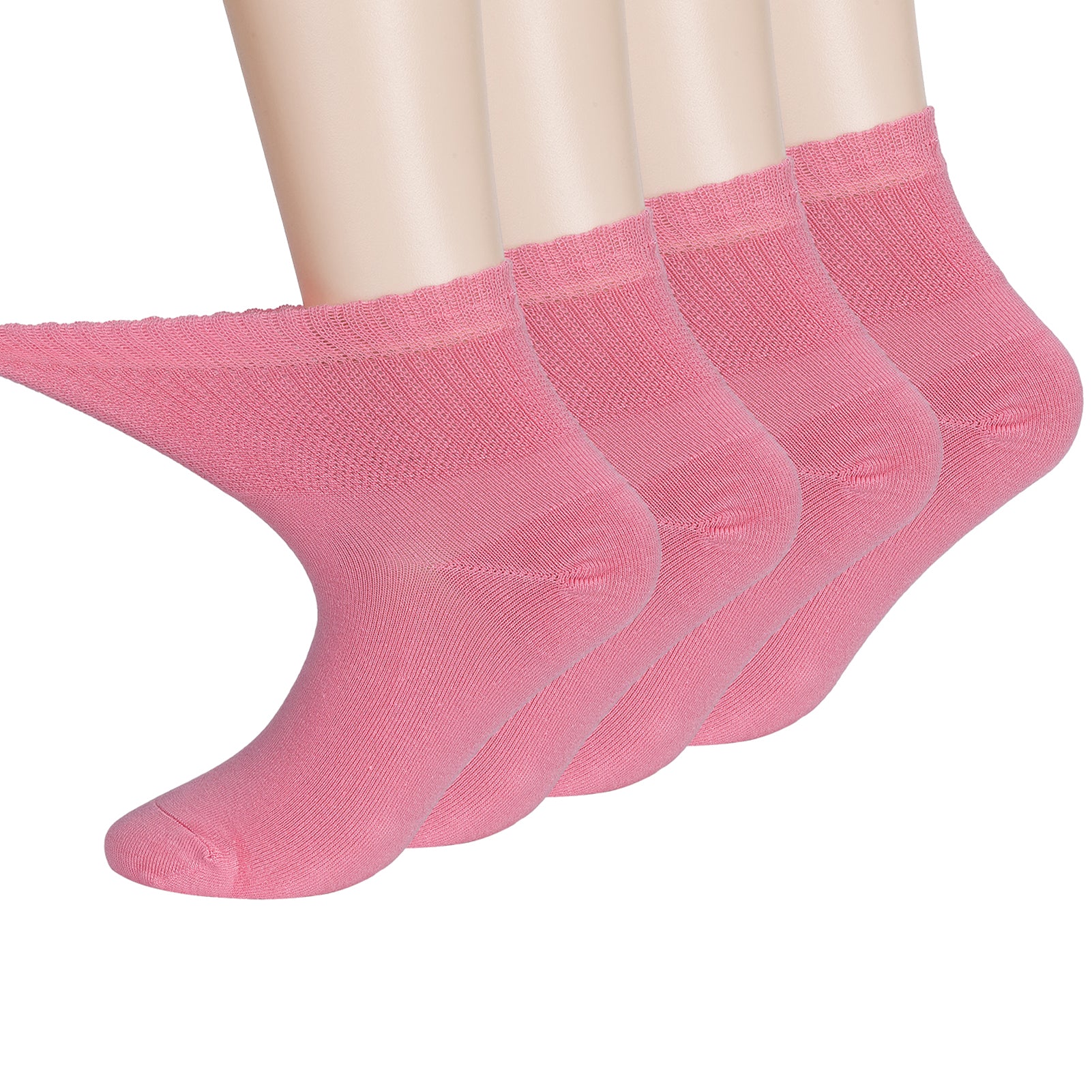 4 Pairs Bamboo Ankle Diabetic Socks Women's Stock