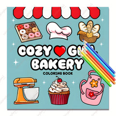 Deluxe Bread Drawing Coloring Book, 22 Pages
