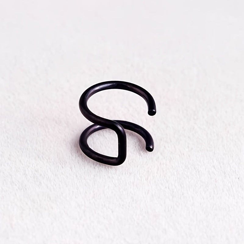 U Shaped Lip Ring Ear Clip Y2K Jewelry For Women & Girls 1 Pc