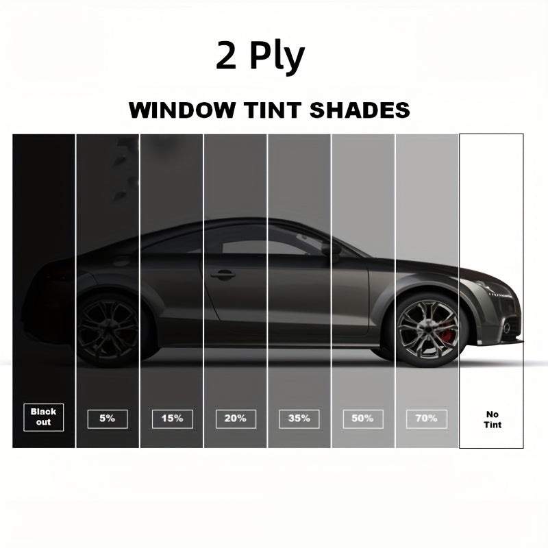 Privacy Solar Window Tint Film For Car Heat&UV Rejection 2ply Auto