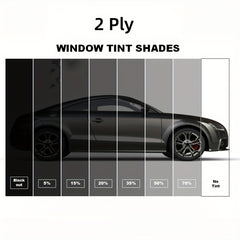 Privacy Solar Window Tint Film For Car Heat&UV Rejection 2ply Auto