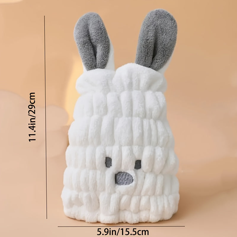 Rabbit Hair Drying Cap Strong Absorption Bath Cap