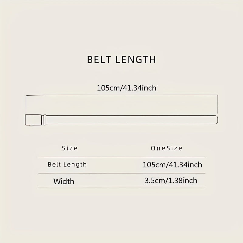 Elastic Waist Belt Casual Needle Buckle Belt For Men And Women