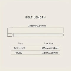 Elastic Waist Belt Casual Needle Buckle Belt For Men And Women