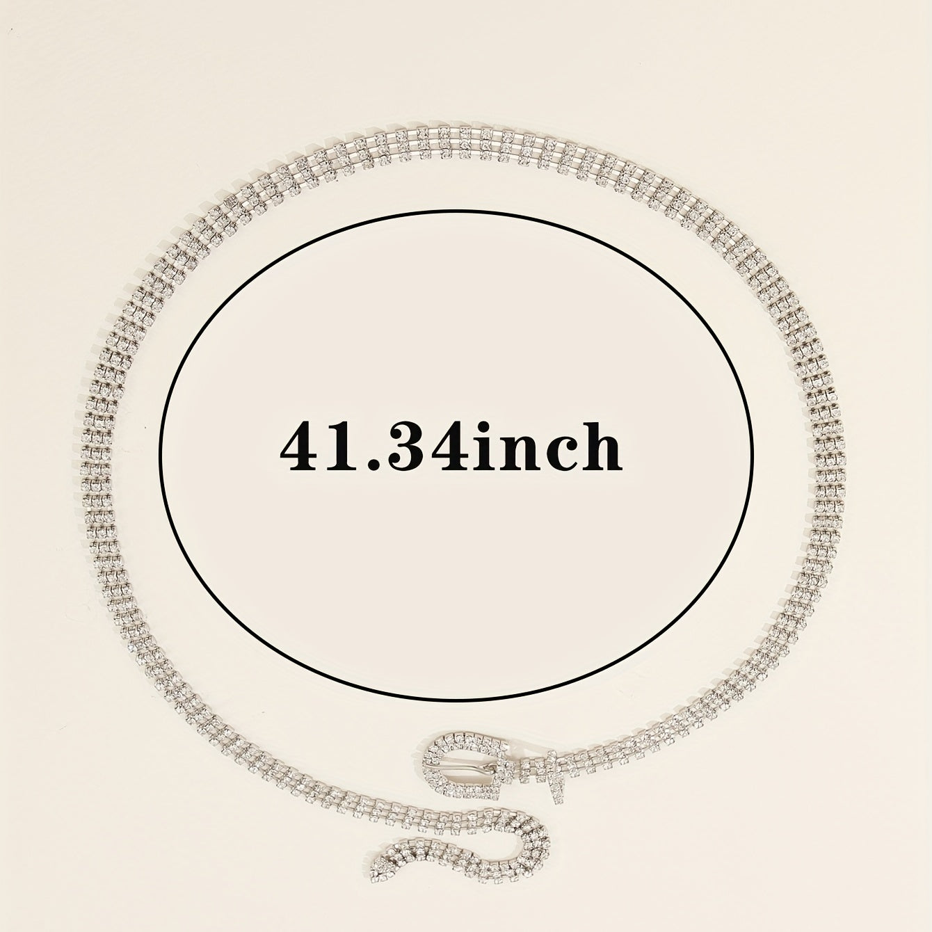 Rhinestone Tassel Waist Chain Body Chain