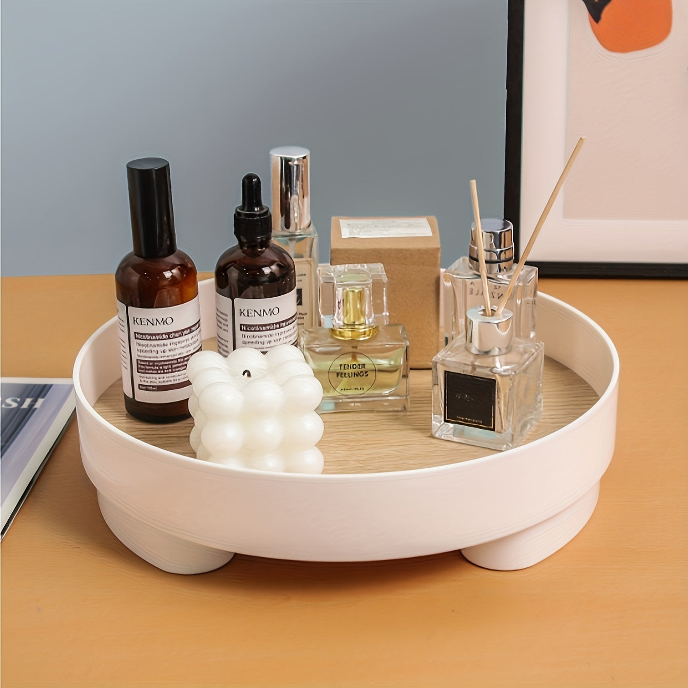 Vanity Tray Organizer for Bathroom Dresser - Store Perfume