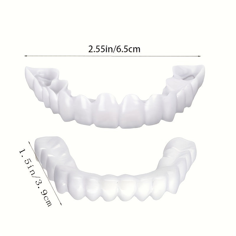 Dental Braces Simulation Orthodontic Veneer Upper Lower Teeth Whitening