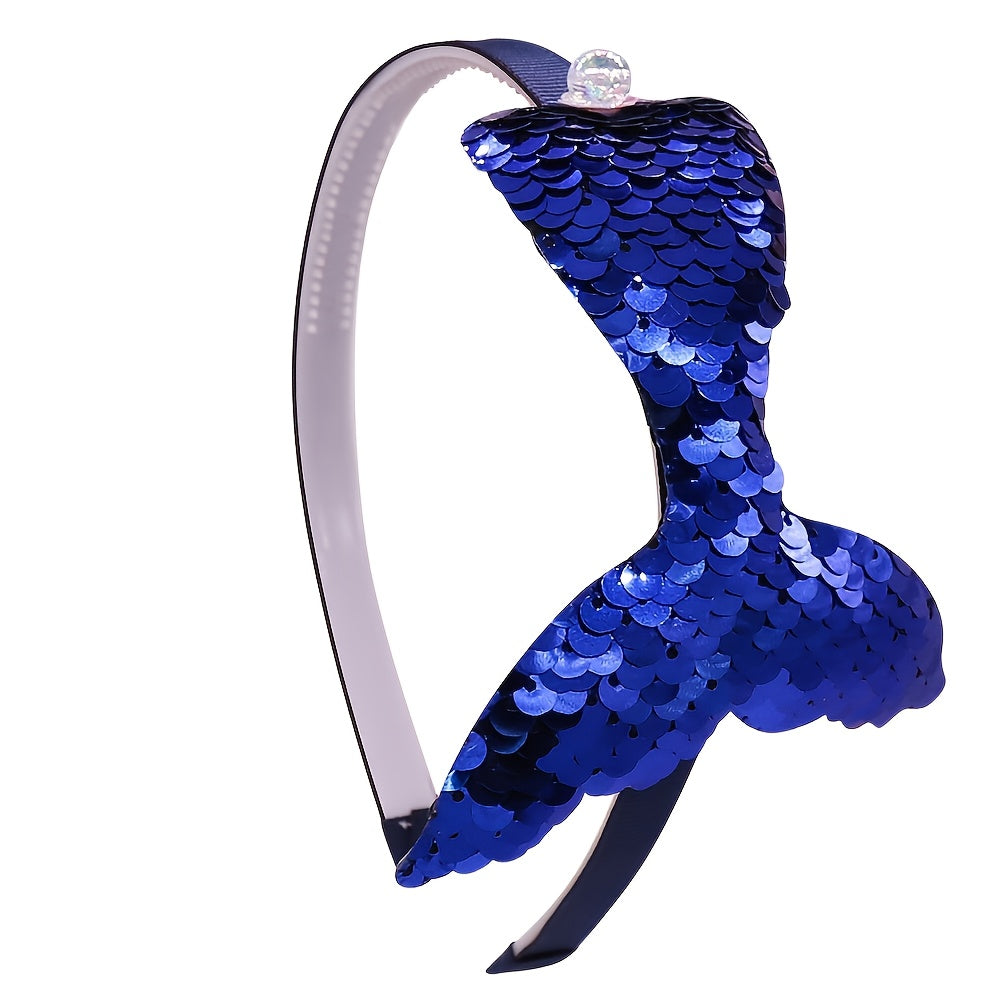 Sequin Fishtail Headband for Girls