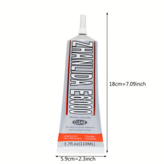 1pc 110mL Zhanlida E6000 Transparent Glue Epoxy Adhesive