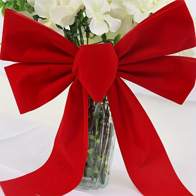 Red Bow Christmas Decoration