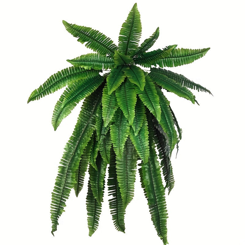 Artificial Boston Fern Bush 48Inch Faux Greenery Room Decor