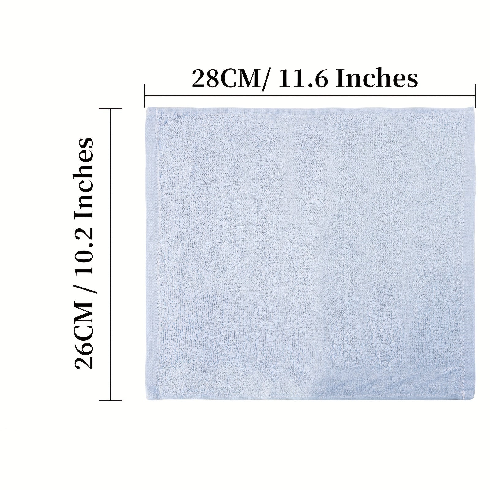 6-Pack Bamboo Fiber Baby Towels for Kids