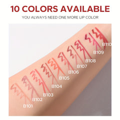 Matte Lip Liner Long-Lasting Waterproof Pencil for Natural Makeup