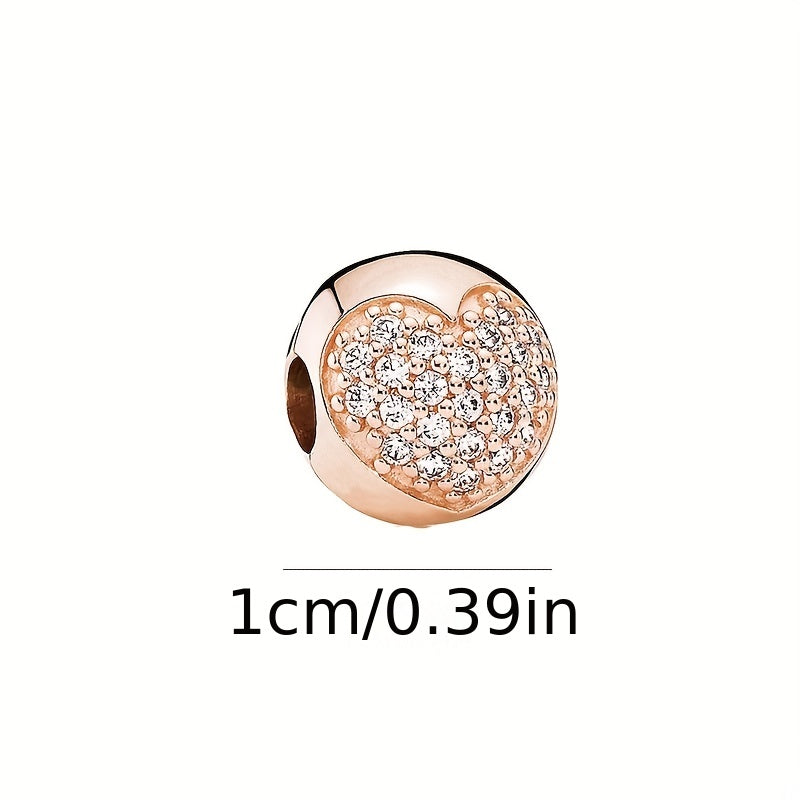 PAN Rose Golden Artificial Diamond Beaded Cartoon Sheep Rabbit Camera Flower DIY