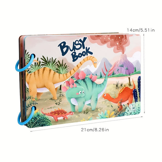Colorful Interactive Busy Book for Kids 3+