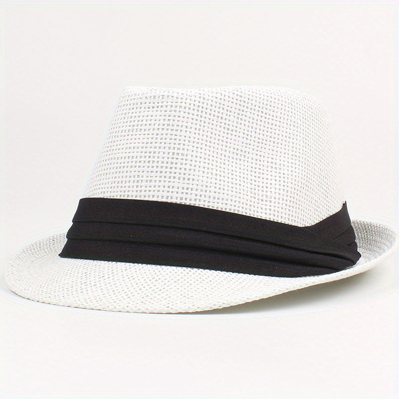 Casual Sunshade Straw Hat For Couple Beach Travel
