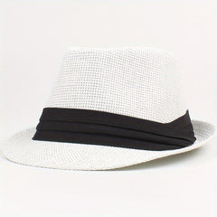 Casual Sunshade Straw Hat For Couple Beach Travel