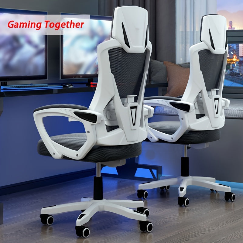Height Adjustable Gaming Chair 360 Swivel 145 Lie Down Home Office Gaming