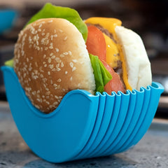 Silicone Burger Holder Retractable Anti Drop Hamburger Holder