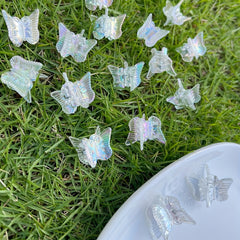 Y2K Holographic Butterfly Hair Claw Clip Hairgrip Summer Hair Decoration