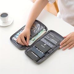 Multifunctional Travel Business Passport Holder Waterproof Document Bag