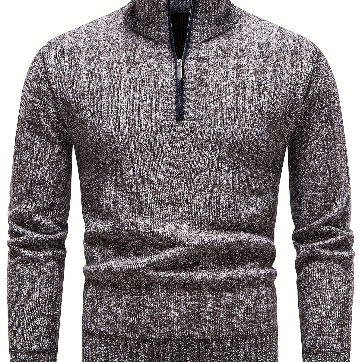 Men's Knitted Sweater Casual Warm Herringbone Pullover For Spring Fall