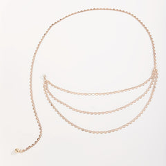 Golden Heart Hollow Out Chain Belt Dress Girdle Women Accessories