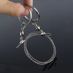Survival Wire Saw Portable Steel Wire Saw for Camping