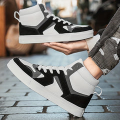 Men's High Top Lace Up Stylish Sneakers