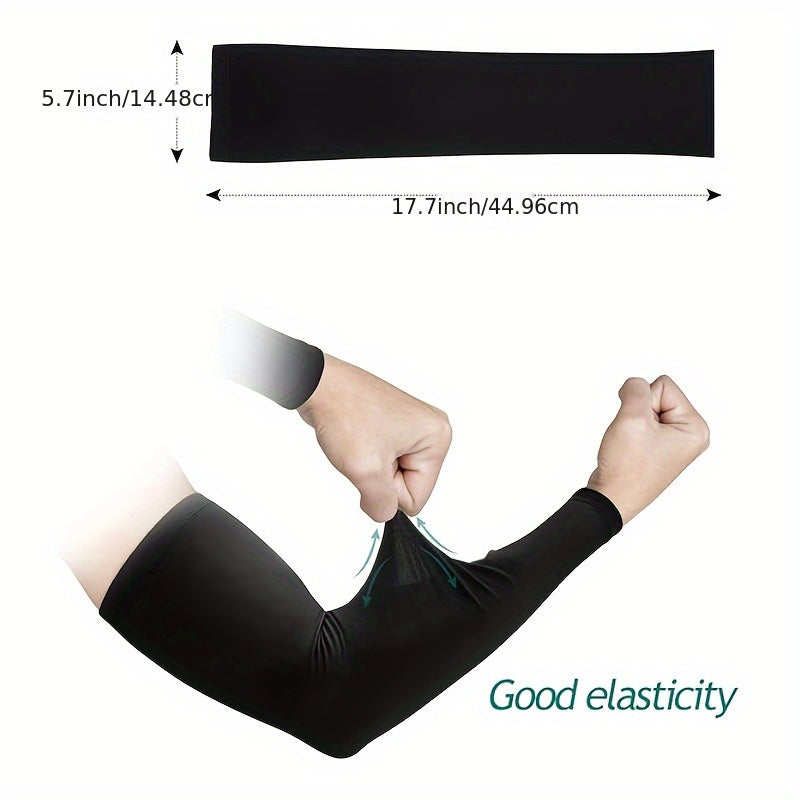 3pcs UV Neck Gaiter Balaclava Dust Protection & Ice Silk Cooling Arm Sleeves