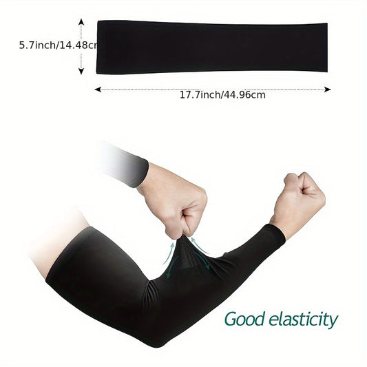 3pcs UV Neck Gaiter Balaclava Dust Protection & Ice Silk Cooling Arm Sleeves