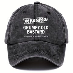 Unisex Distressed Retro Letter Baseball Cap