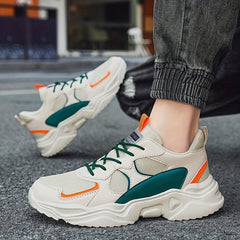 Men's Chunky Sneakers Breathable & Wear-Resistant