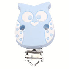 Silicone Owl Pacifier Clip for Babies 0-24 Months