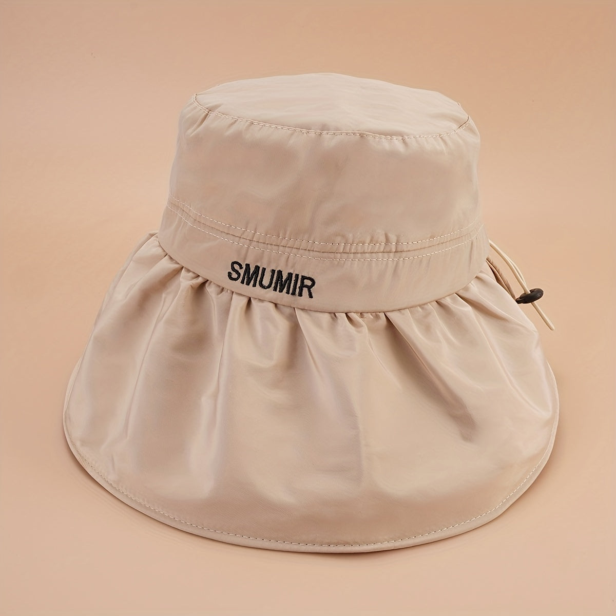 Ruffles Bucket Hat SMUMIR Embroidery Wide Brim Sun Hat