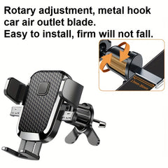 Car Air Vent Phone Mount Holder Metal Hook Air Vent Compatible With All Phones