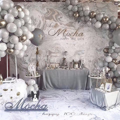 40pcs Gray Latex Balloons for Balloon Garland or Arch