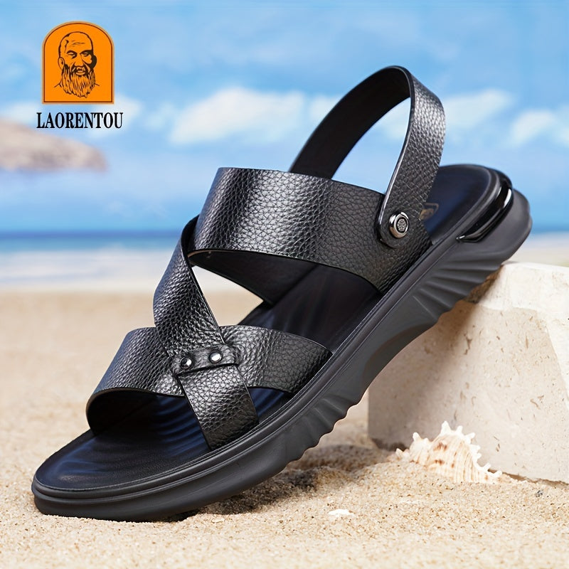 Men's Leather Outdoor Casual Sandals