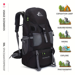 Waterproof Hiking Backpack Lightweight Outdoor Sport Travel Bag