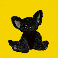 TINICOOCAT Plush Cat Toy with Lifelike Fur & Expressive Eyes